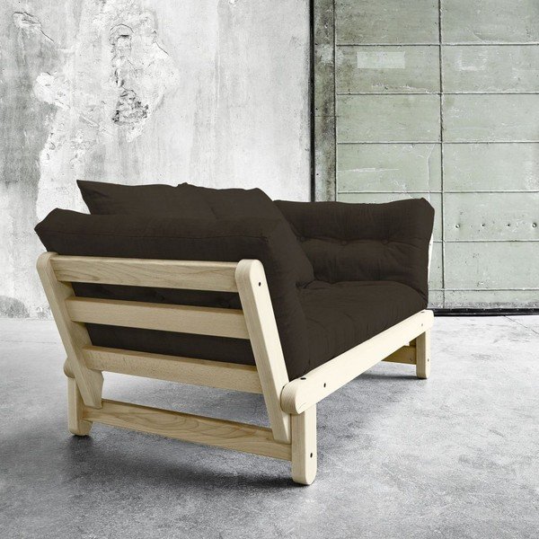 Sofa lova "Karup Beat Natural/Choco Brown-image-1