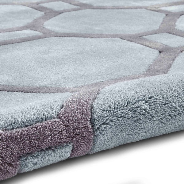 Mėlynai pilkas kilimas Think Rugs Tile, 120 x 170 cm-image-3