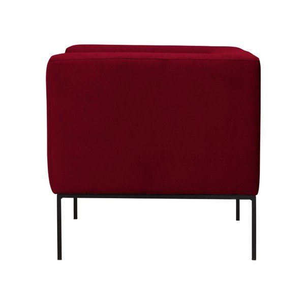 Raudonas aksominis fotelis Windsor & Co Sofas Neptune-image-3