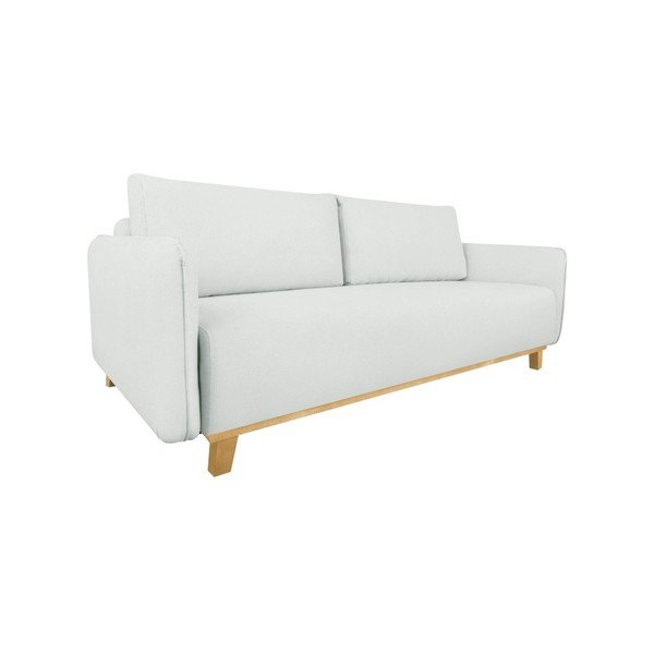 "Kooko Home Bebop" pilkos ir baltos spalvų trijų vietų sofa-image-4