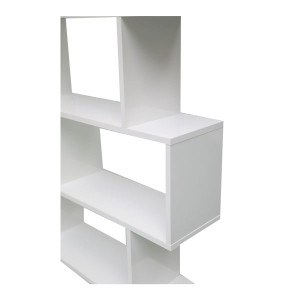 Balta knygų spinta "Evergreen House Martin", aukštis 192 cm-image-2