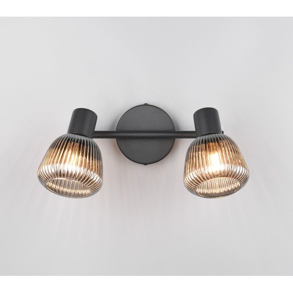 Taškinis šviestuvas juodos spalvos ø 10 cm Tarifa – Trio-image-1