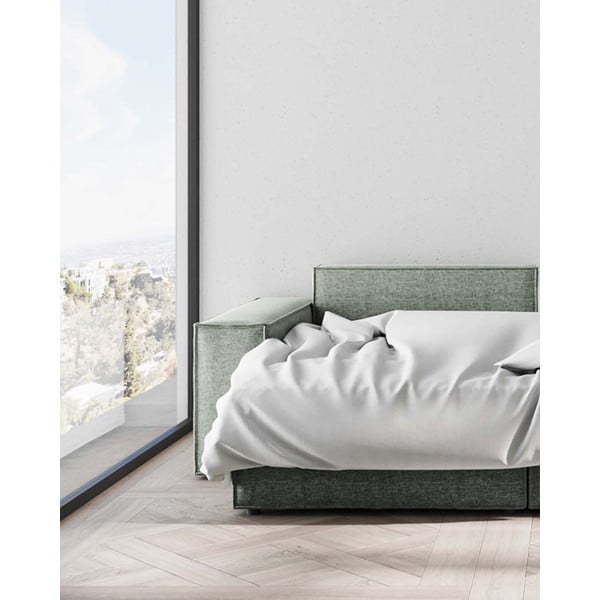 Kampinė sofa žalios spalvos Melow – Ghado-image-1