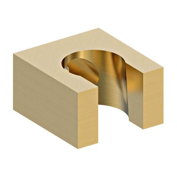 Iš žalvario dušo galvutės laikiklis auksinės spalvos – Sapho