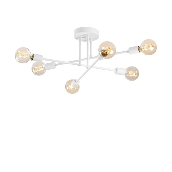 Lubinis šviestuvas baltos spalvos 64x64 cm Flower – Opviq lights-image-2