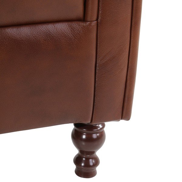 Rudas odinis krėslas Max Winzer Vary-image-4