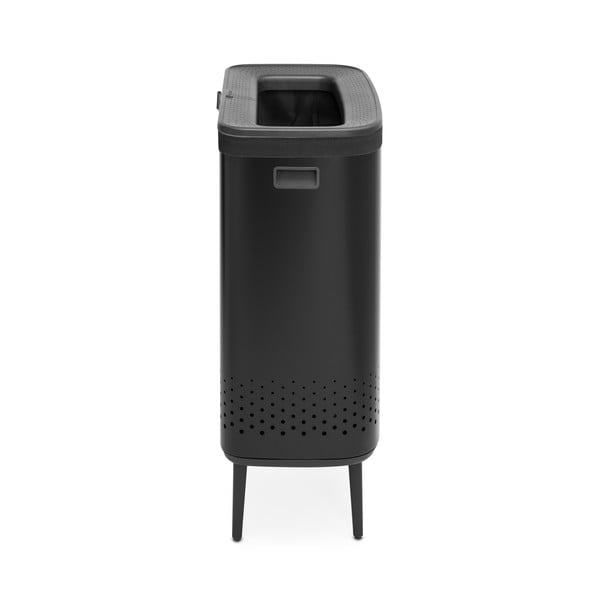 Iš metalo skalbinių krepšys matinės juodos spalvos 90 l Bo Hi – Brabantia-image-3