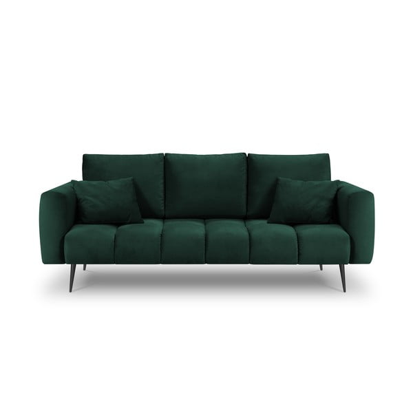 Tamsiai žalia aksominė sofa Interieurs 86 Octave