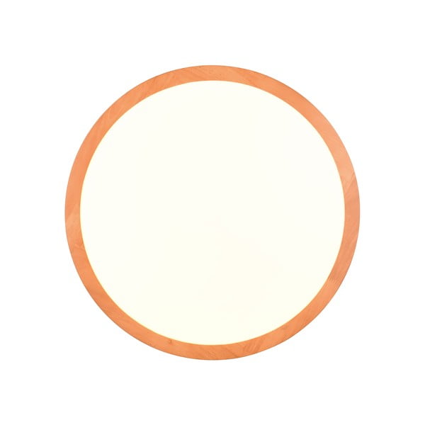 Lubinis šviestuvas šviesiai rudos spalvos LED ø 40 cm Iseo – Trio-image-1