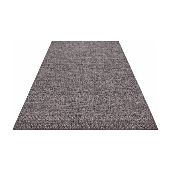 Tamsiai pilkas lauko kilimas NORTHRUGS Granado, 80 x 150 cm-image-1