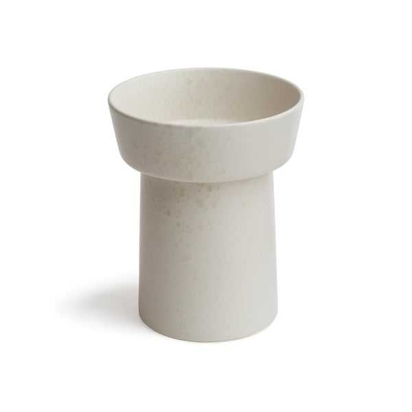 Balta keraminė vaza Kähler Design Ombria, aukštis 20 cm