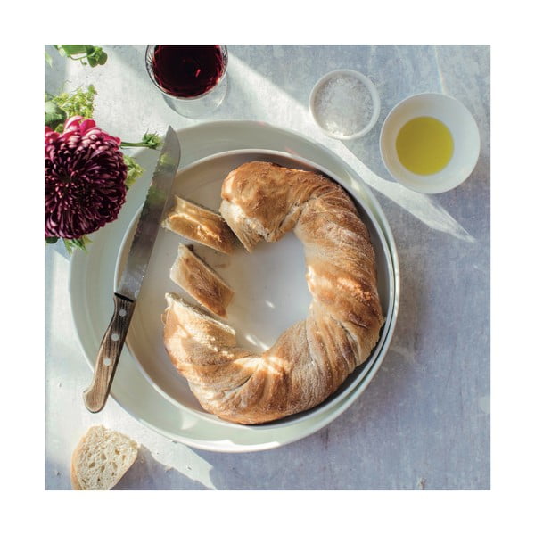 Balta porcelianinė lėkštė su paaukštintu kraštu Maxwell & Williams Basic, ø 28 cm-image-1