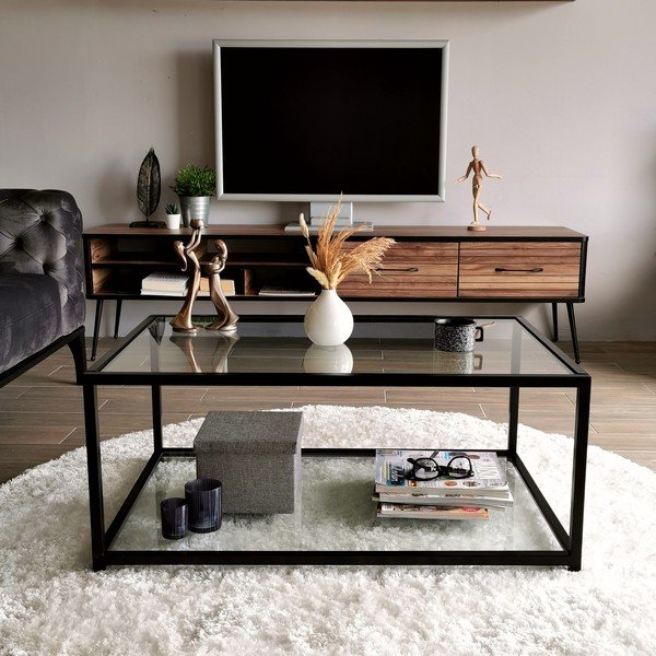 Juodas kavos staliukas 60x90 cm Astro - Neostill-image-1