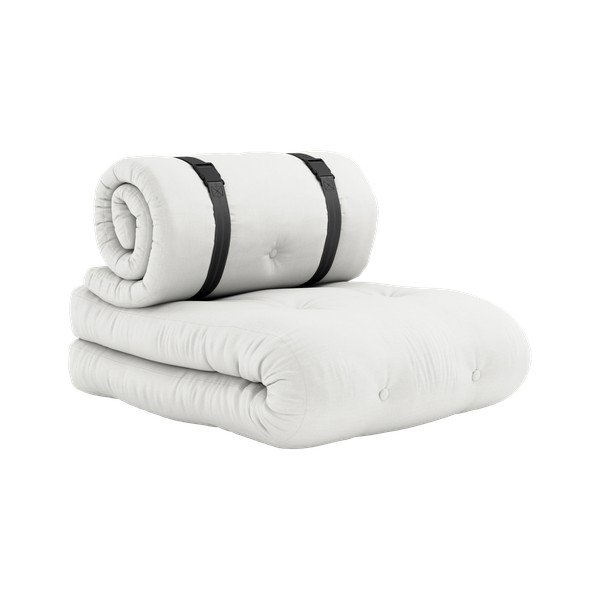 Baltos spalvos lauko sofa-krėslas Karup Design OUT™ Buckle Up