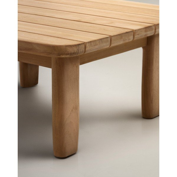 Iš tikmedžio masyvo sodo šoninis staliukas 70x70 cm Tirant – Kave Home-image-4