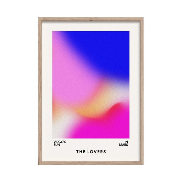 Spausdintas paveikslas su rėmeliu 50x70 cm Love Flow – Styler