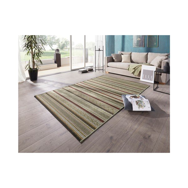 Žalias lauko kilimas Elle Decoration Bloom Rodez, 80 x 150 cm-image-1