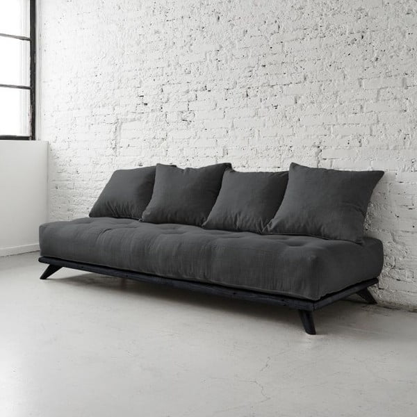 Sofa "Senza" juoda/tamsi