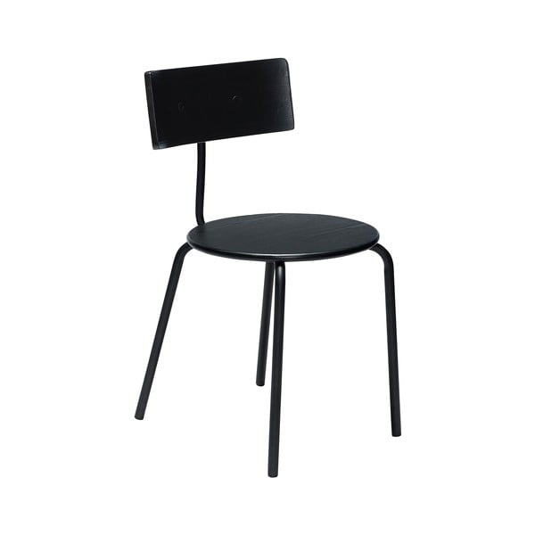 Valgomojo kėdės juodos spalvos 4 vnt. Koi – Hübsch