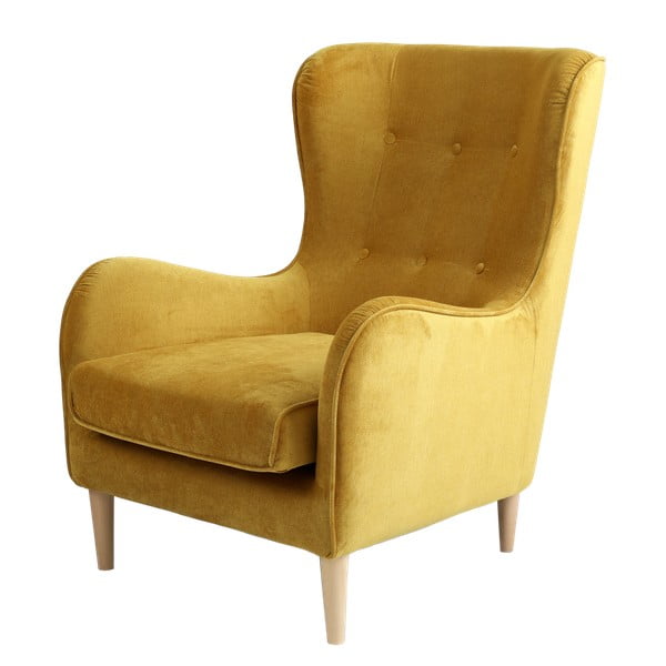 Geltonos spalvos Custom Form Cozyboy kėdė