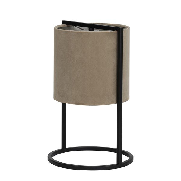 Juodos ir smėlio spalvos stalinė lempa (aukštis 35 cm) Santos - Light & Living-image-2