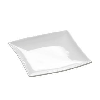 Balta porcelianinė desertinė lėkštė Maxwell & Williams East Meets West, 13 x 13 cm