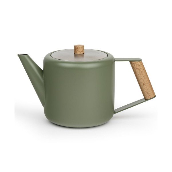Žalios spalvos iš nerūdijančio plieno arbatinukas 1,1 l Duet Boston – Bredemeijer