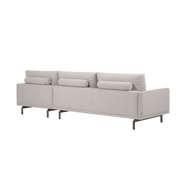 Smėlio spalvos kampinė sofa Kave Home Galene, dešinysis kampas, 254 cm-image-4