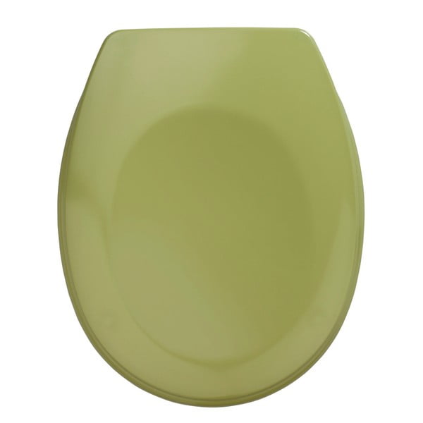 Chaki spalvos tualeto sėdynė Wenko Bergamo, 44,4 x 37,3 cm