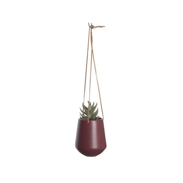 Tamsiai raudonas pakabinamas vazonas PT LIVING Skittle, ⌀ 13,5 cm-image-1