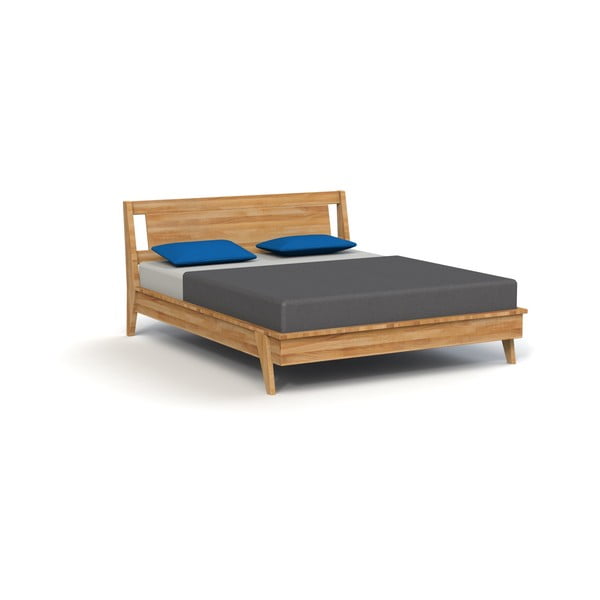 Ąžuolinė dvigulė lova 160x200 cm Retro 2 - The Beds