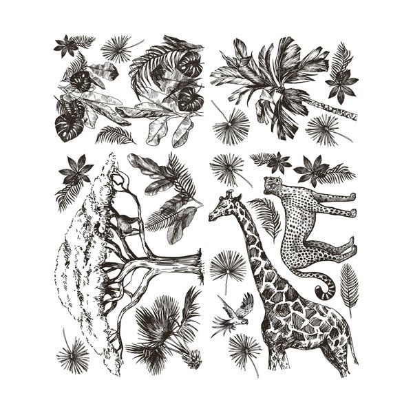 Dekoratyviniai sienų lipdukai Ambiance Savanna-image-4