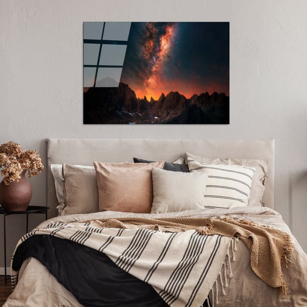 Paveikslas ant stiklo 100x70 cm Night Sky - Wallity-image-1