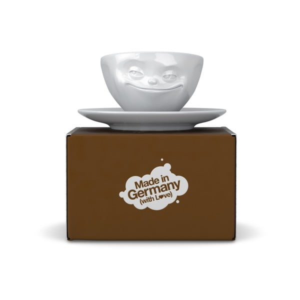 Baltas besišypsantis espreso puodelis 58produktai-image-1