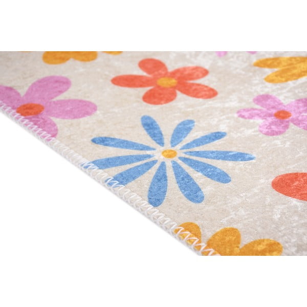 Skalbiamas vaikiškas kilimas 80x150 cm Joyfull Garden – Vitaus-image-2