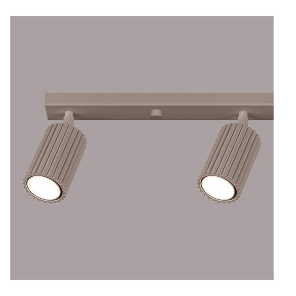 Taupe spalvos iš metalo taškinis šviestuvas 6,5x81 cm Gleam – Sollux-image-3