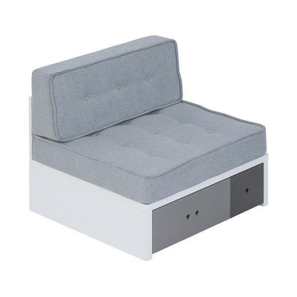 Mėlynai pilka "Vox Custom" modulinės sofos sėdynės pagalvėlė-image-4