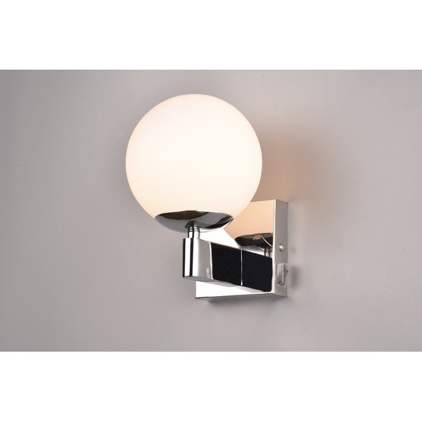 Sidabrinės spalvos sieninė lempa ø 14 cm Kula – Trio-image-2