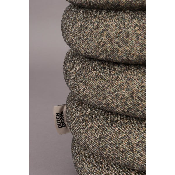 Rudos spalvos iš boucle pufas Fern – Dutchbone-image-2