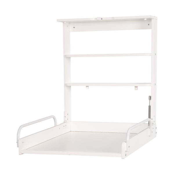 Baltos spalvos prie sienos tvirtinamas vystymo stalas Dschungelbaby – Roba-image-2