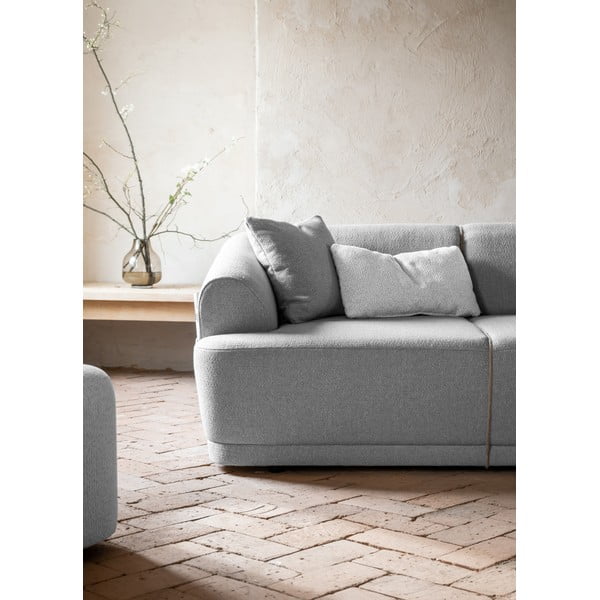 Šviesiai pilka kampinė sofa (dešinysis kampas) Bella Siena - Miuform-image-1