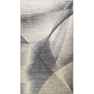 Skalbiamas kilimas mėlynos spalvos/šviesiai pilkos spalvos 80x200 cm – Vitaus