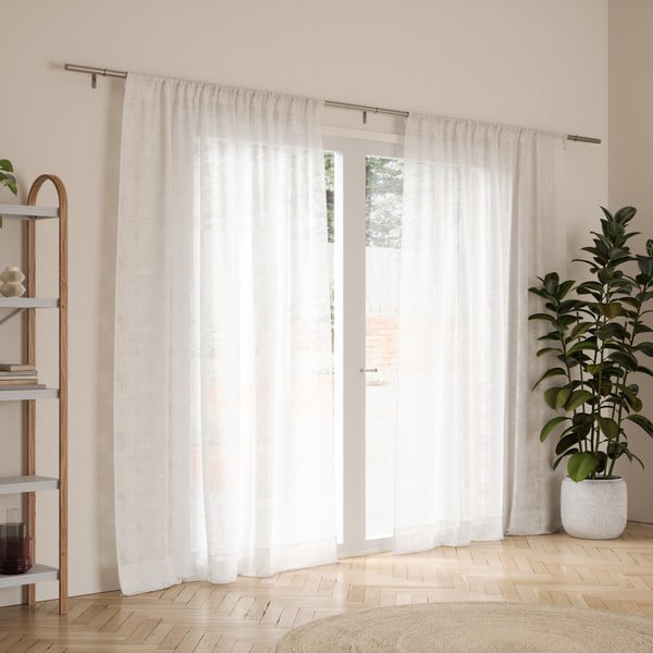 Iš plieno išplečiamas užuolaidos strypas 163 - 325 cm Zen – Umbra-image-3