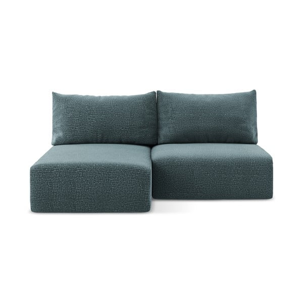 Turkio spalvos sulankstoma/su sandėliavimo vieta kampinė sofa (su kairiuoju kampu) Kalena – Makamii