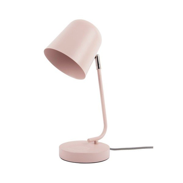 Rožinės spalvos stalinis šviestuvas (aukštis 38,5 cm) Encantar  – Leitmotiv