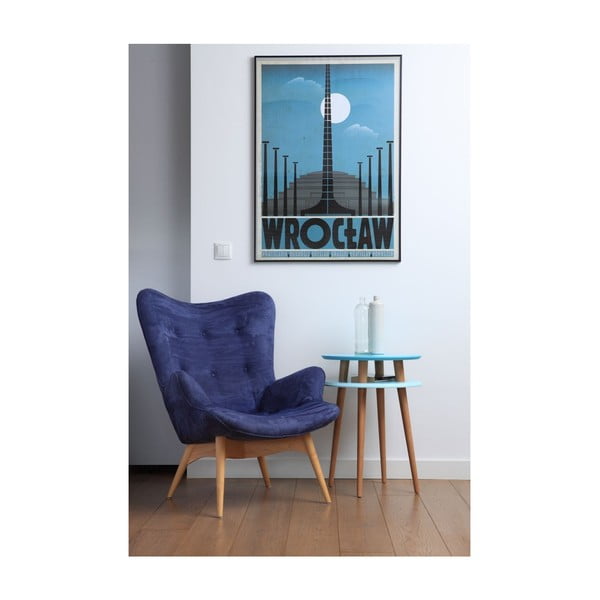 Šviesiai pilkas kavos staliukas Ragaba UFO, Ø 45 cm-image-3