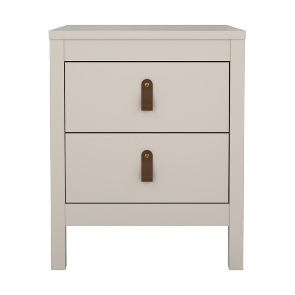 Pilkai smėlinės spalvos naktinis staliukas Madrid – Tvilum