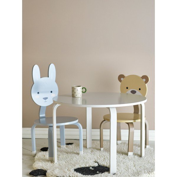 Apvalios formos vaikiškas stalas ø 65 cm Marle – Bloomingville Mini-image-1