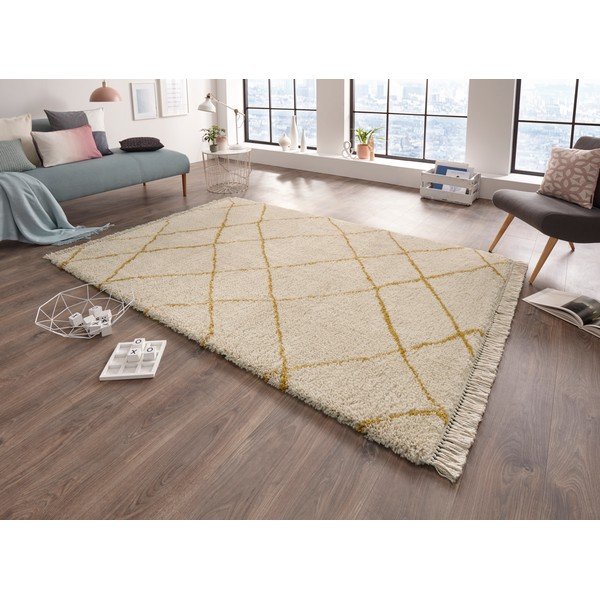 Kilimas smėlio spalvos 80x150 cm Bertha – Hanse Home-image-1
