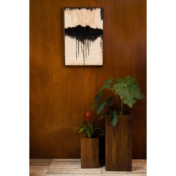 Iš medžio gėlių stovai 2 vnt. (aukštis 80 cm) Ribble – Dutchbone-image-1